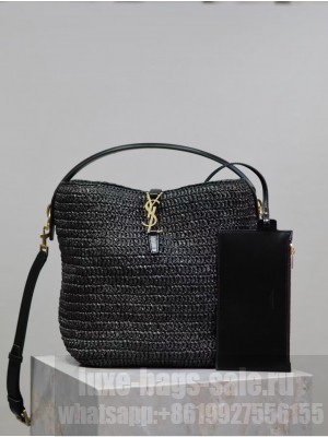 Yves Saint Laurent LE 37 IN RAFFIA 742828 BLACK