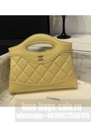 Chanel mini 31 bag AP3656 yellow