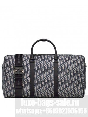 Christian Dior Lingot 50 Bag Dark Blue