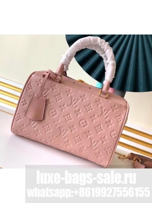Louis Vuitton Monogram Empreinte Leather Speedy Bandouliere 25 Bag M44069 Pink