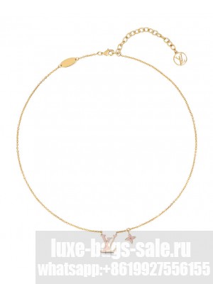 Louis Vuitton Women's LV Iconic Enamel Necklace Pink