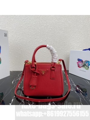 Prada Galleria Saffiano leather mini-bag 1BA906 red