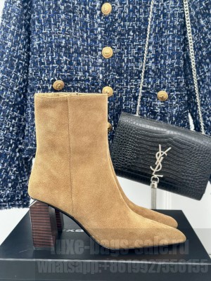 Alexander Wang Women's toni 75mm ankle boot in brown Suede 