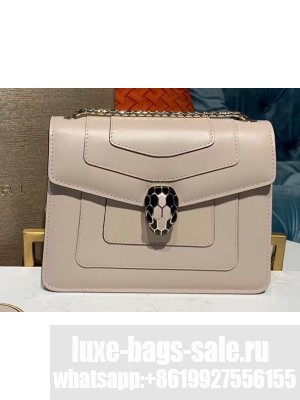 Bvlgari Serpenti Forever 20cm Crossbody Bag Nude/Turquoise 2019