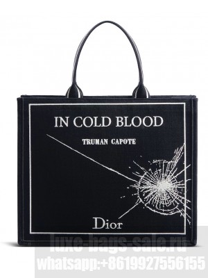 Christian Dior Medium Dior Book Tote With Strap 1BTSH2952 Black