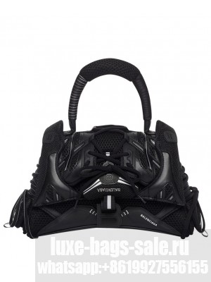 Balenciaga SneakerHead Small Handle Bag Black