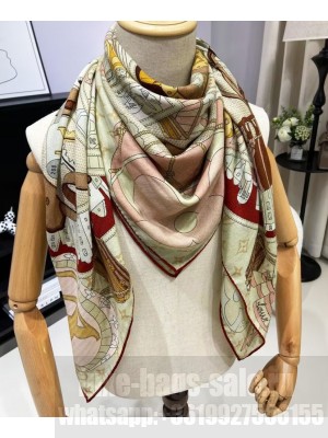 Louis Vuitton Women's LV Journey Square Scarf Cream