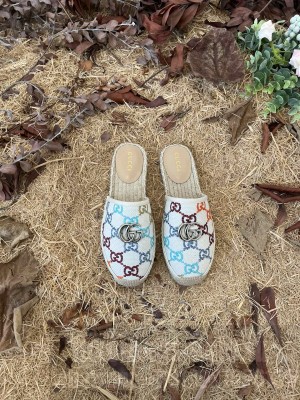 Gucci Espadrilles Slides Sandals Multicolor 2022 Collection 02