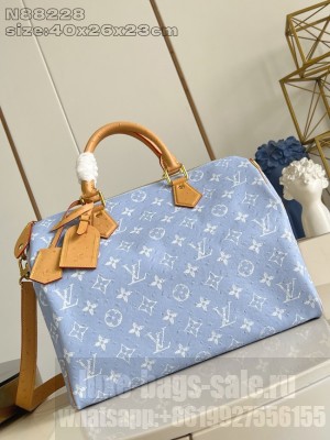 Louis Vuitton Speedy P9 40 N88228 light blue