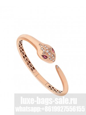 Bvlgari Women's Serpenti Bracelet Red