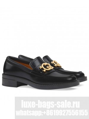 Gucci Women's Loafer With Interlocking G 701791 Black