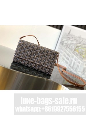 Goyard Varenne Continental Wallet Black & Tan