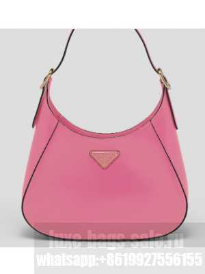 Prada Leather shoulder bag 1BC179 pink