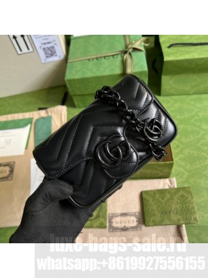 Gucci GG Marmont belt bag 699757 black