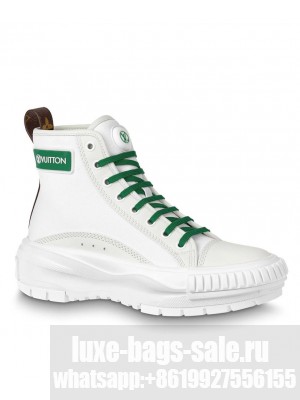 Louis Vuitton Women's LV Squad Trainer Boots 1A9418 Green