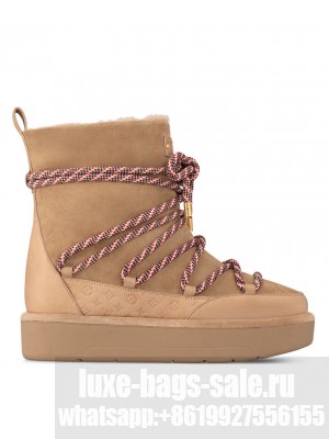 Louis Vuitton Women's Aspen Platform Ankle Boot 1AC75Y Khaki