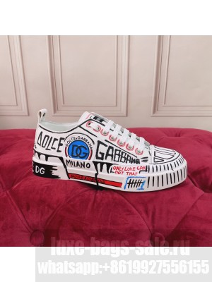 DOLCE & GABBANA UNISEX CALFSKIN 2.ZERO CUSTOM LOW-TOP SNEAKERS WITH CONTRASTING DETAILS 2022 COLLECTION 08