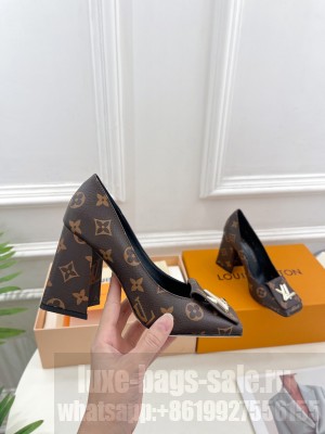 Louis Vuitton Women's 5.5cm/9cm Shake Pump Brown