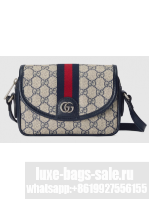 Gucci OPHIDIA GG MINI SHOULDER BAG 772239 Blue