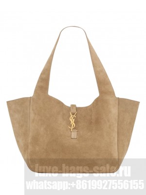 Saint Laurent Le 5 A 7 Bea In Suede Fawn