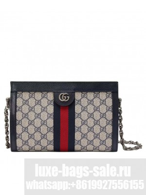 Gucci Ophidia GG Small Shoulder Bag 503877 Dark Blue