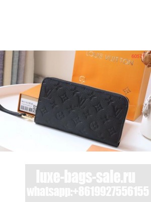 Louis Vuitton Original Monogram Empreinte Wallet M60571 black