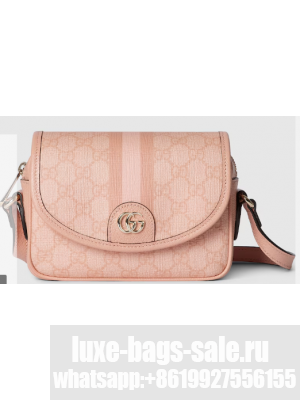 Gucci OPHIDIA GG MINI SHOULDER BAG 772239 Dusty pink