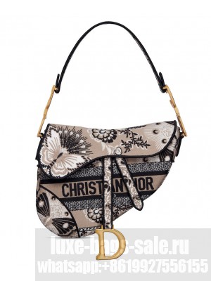 Christian Dior Saddle Bag Apricot