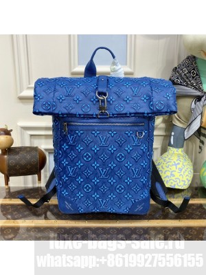 Louis Vuitton ROLL TOP BACKPACK M21359 BLUE