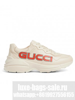 Gucci Unisex Rhyton Sneaker 7989192 White