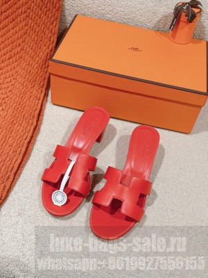 Hermes Heel 5cm Oasis Slipper Sandals 07