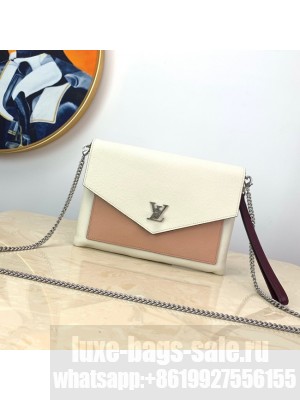 Louis Vuitton MYLOCKME Mini chain bag M69183 apricot&white