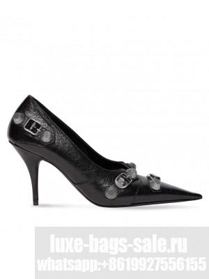 Balenciaga Women's Cagole 90mm Pump Black