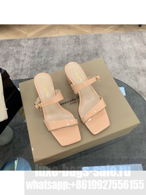 Gianvito Rossi soft glass and patent leather with sculptural heel 5.5CM Sandal 2021 Collection 07