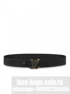 Louis Vuitton Lvxnba LV Initiales 40mm Reversible Belt Black