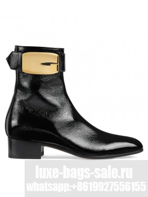 Gucci Women's Retro G Boot 750494 Black
