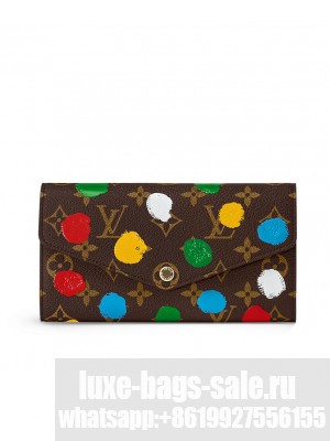 Louis Vuitton LV x YK Sarah Wallet M81980 Brown