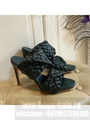Bottega Veneta The Curve Heel Sandals 11cm Green  2021 Collection