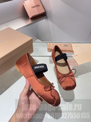 Miu Miu Satin ballerinas 01
