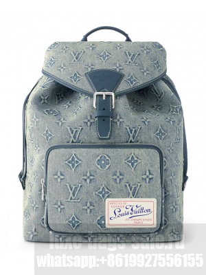 Louis Vuitton Montsouris Backpack M22534 Blue