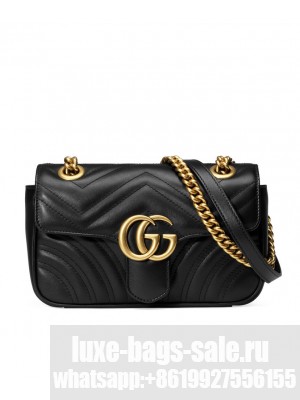 Gucci GG Marmont Mini Shoulder Bag 446744 Black