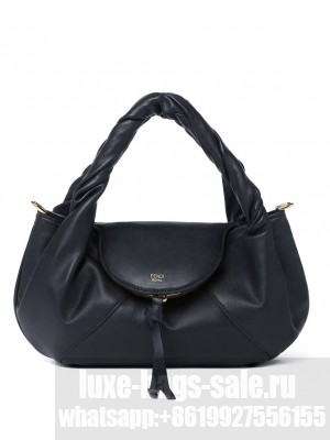 Fendi Spy Small Leather Bag 8BR838 Black