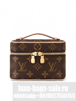 Louis Vuitton Nice nano cosmtic bag Brown