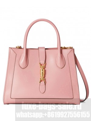 Gucci Jackie 1961 Medium Tote Bag 649016 Pink