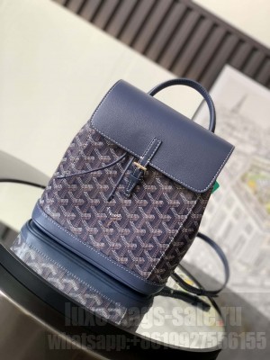 Goyard Alpin Mini Backpack Navy Blue