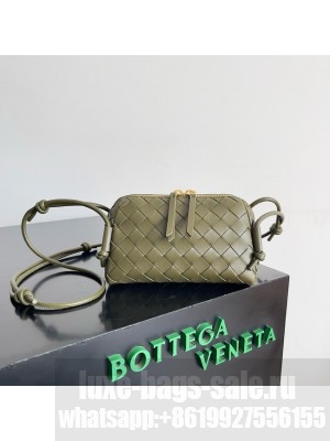 Bottega Veneta Intrecciato Concert Pouch 794258 Travertine