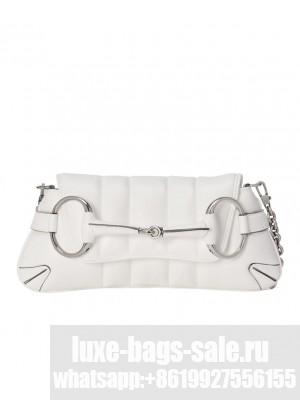 Gucci Horsebit Chain Small Shoulder Bag 764339 Cream