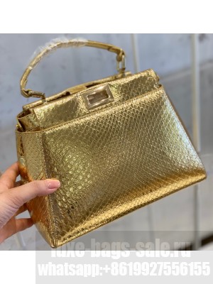 Fendi Python Peekaboo Mini Bag 05