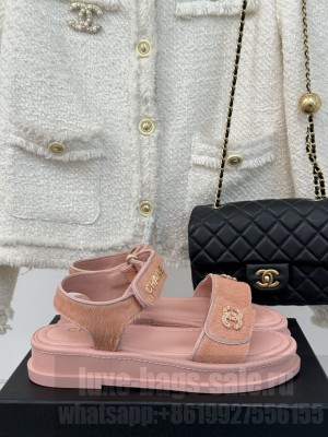 Chanel CC Logo Beach Sandals 2025 01
