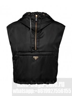 Prada Women's Re-Nylon Vest Black